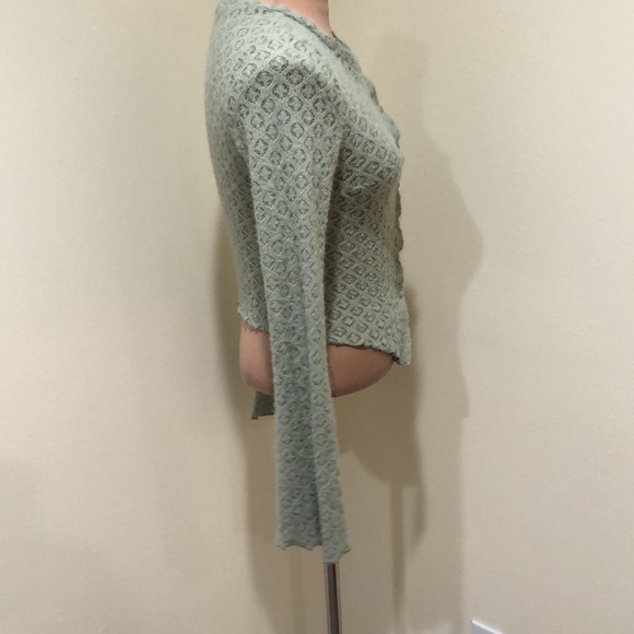 Blue Kimchi UO Green Patterned Cardigan - Picture 4 of 11